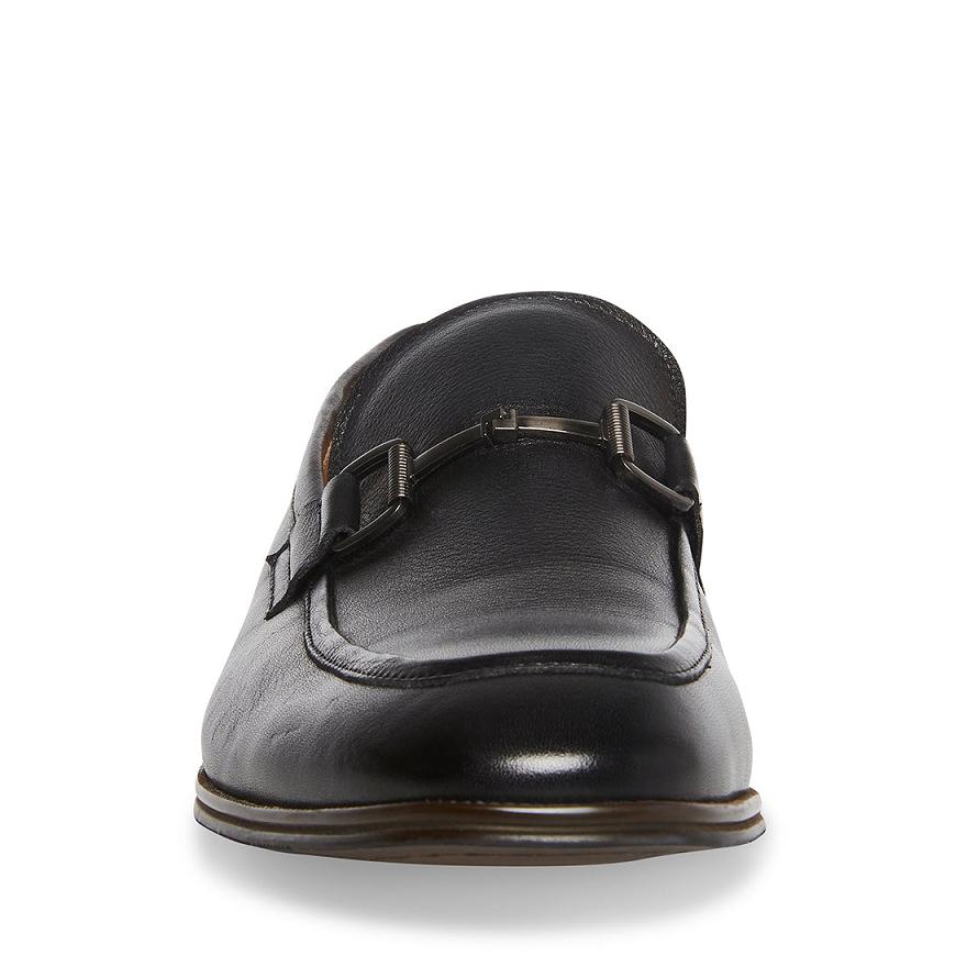 Steve Madden AAHRON Férfi Loafer Cipő Fekete | 467NKJYVH