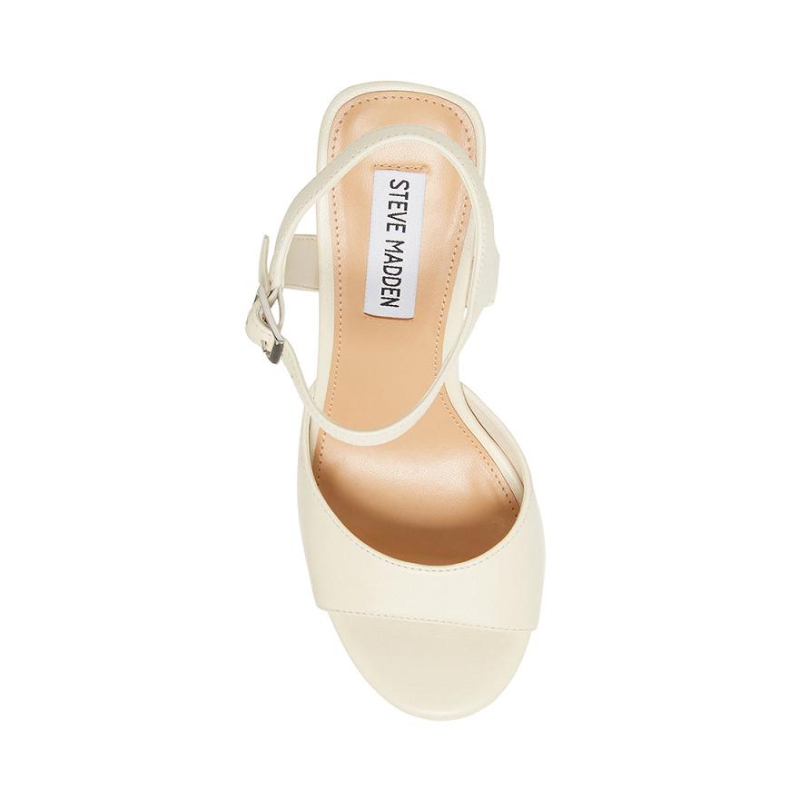 Steve Madden AMY Női Magassarkú Bone | 638CJWUPD