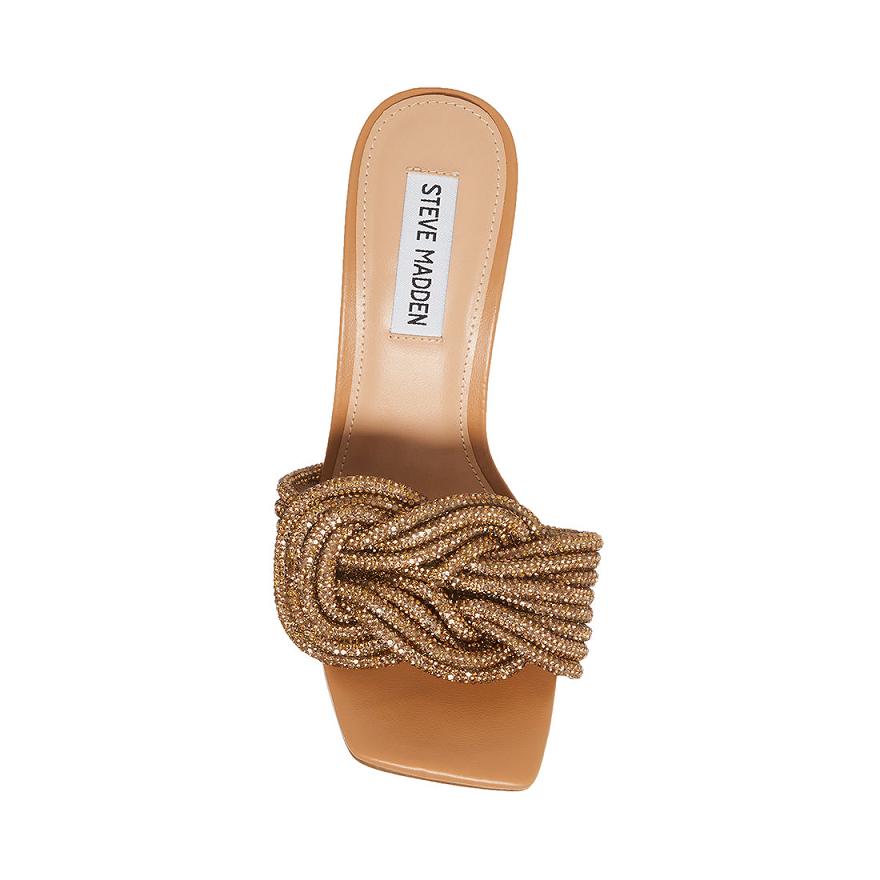 Steve Madden APPLAUD Női Mule Cipő Bronze | 460XHKTMJ