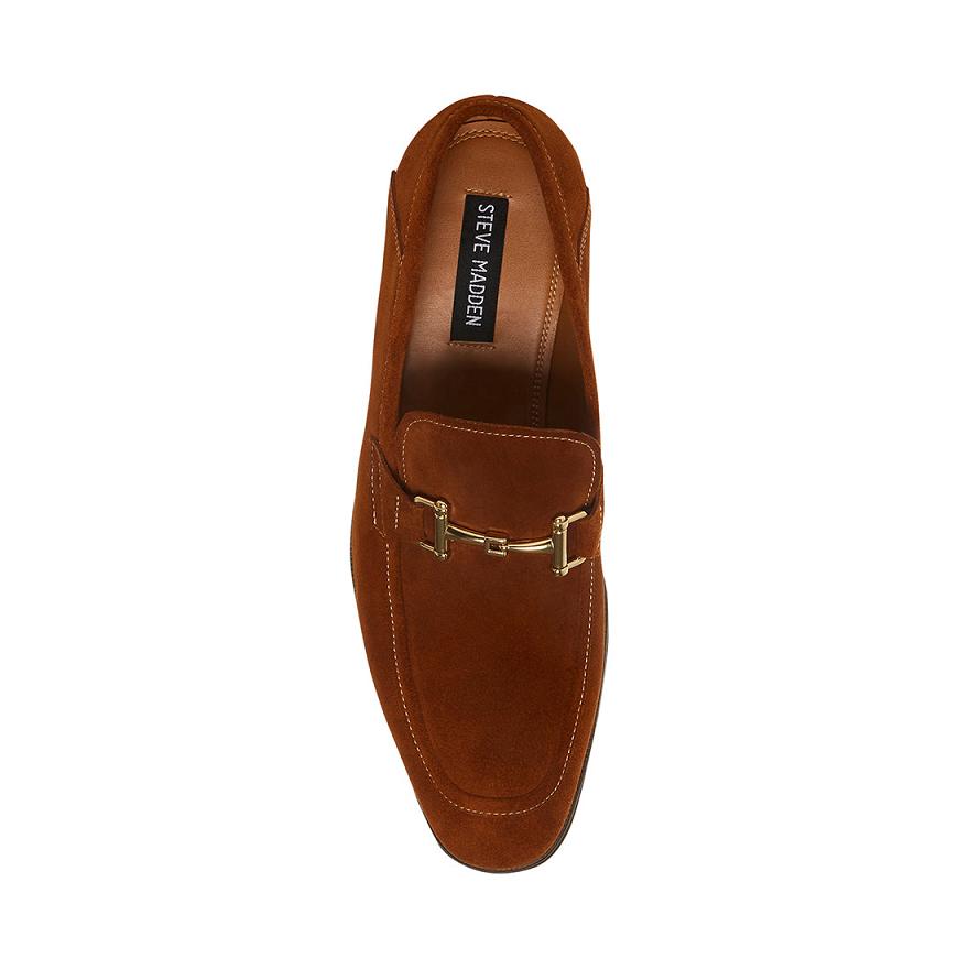 Steve Madden ARCHEE Férfi Loafer Cipő Barna | 076WKNIJQ