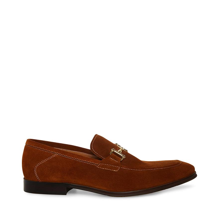 Steve Madden ARCHEE Férfi Loafer Cipő Barna | 076WKNIJQ