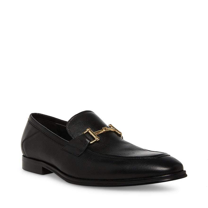 Steve Madden ARCHEE Férfi Loafer Cipő Fekete | 250GHRBJQ