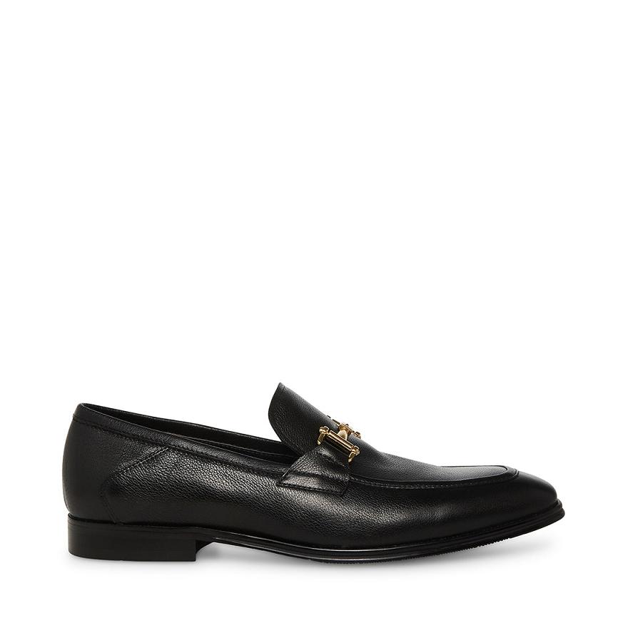 Steve Madden ARCHEE Férfi Loafer Cipő Fekete | 250GHRBJQ