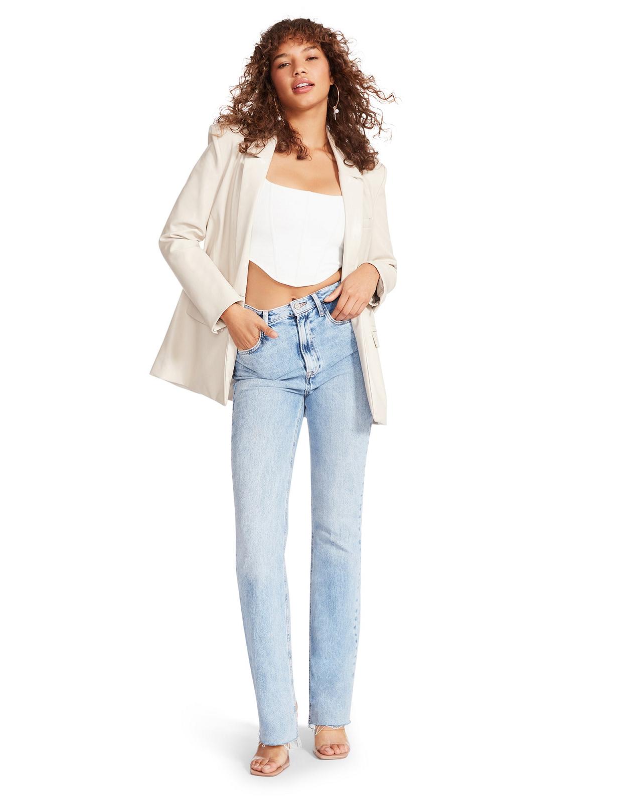 Steve Madden AUDREY BLAZER Női Blézerek Bone | 819CTZGIF