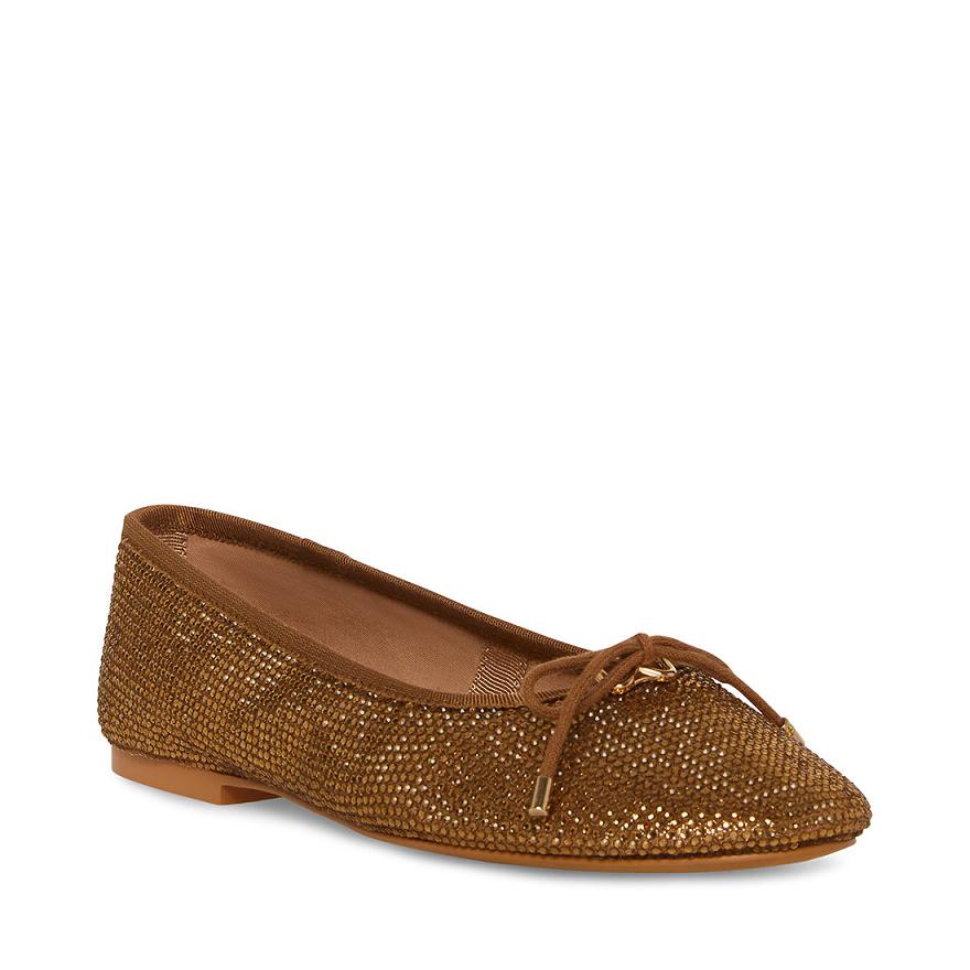 Steve Madden BLOSSOMS-R Női Balerina Cipő Bronze | 248ZIHCTO