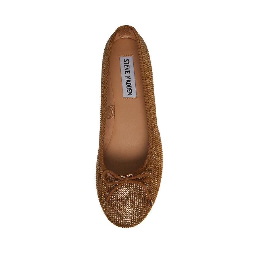 Steve Madden BLOSSOMS-R Női Balerina Cipő Bronze | 248ZIHCTO