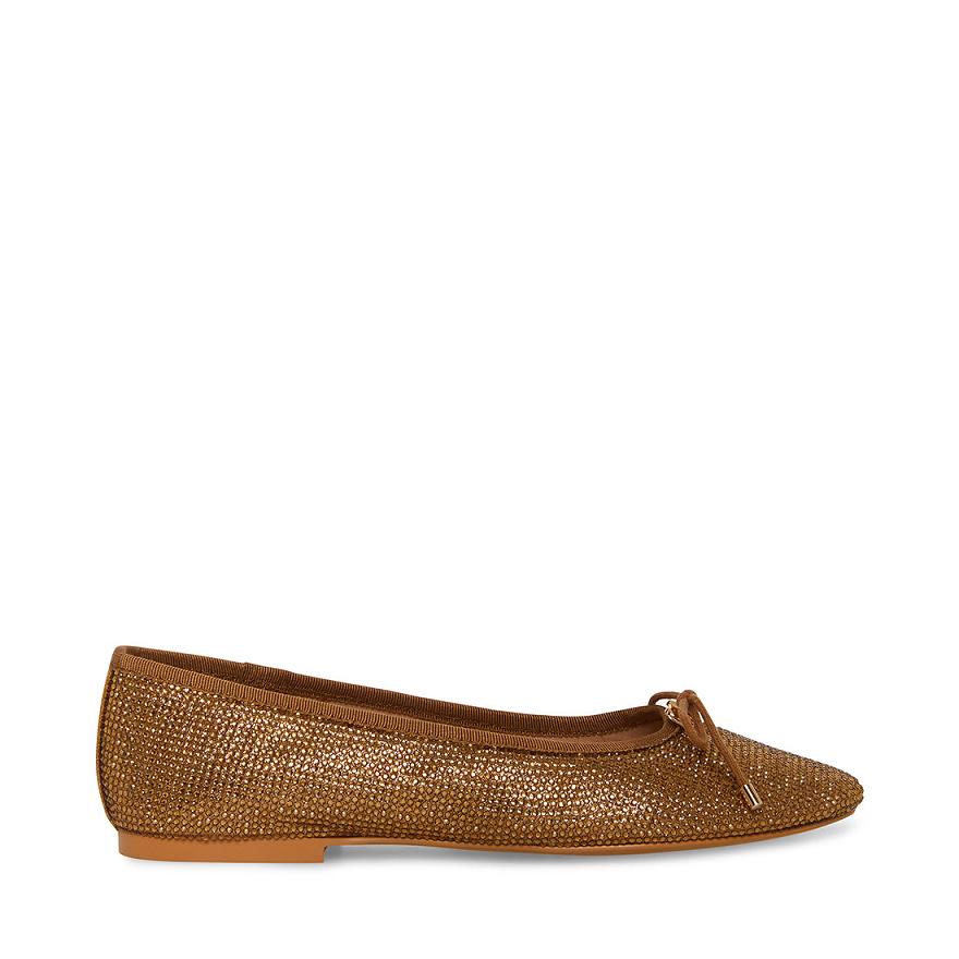 Steve Madden BLOSSOMS-R Női Balerina Cipő Bronze | 248ZIHCTO