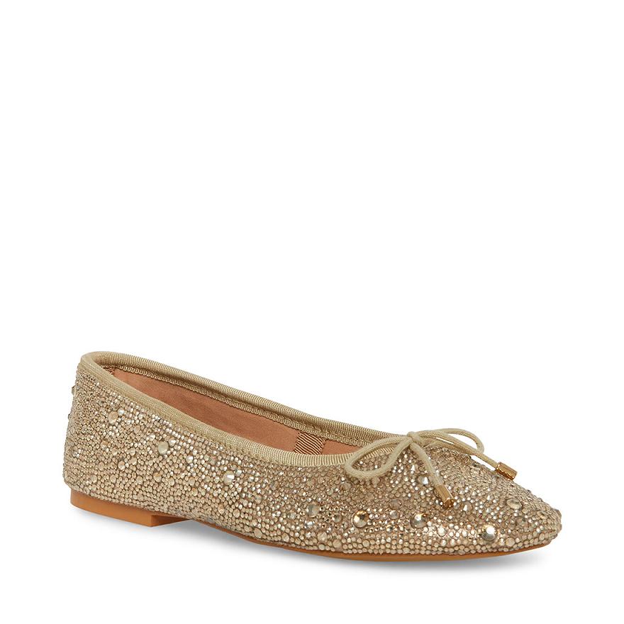 Steve Madden BLOSSOMS-R Női Balerina Cipő Champagne | 481GTAXPZ