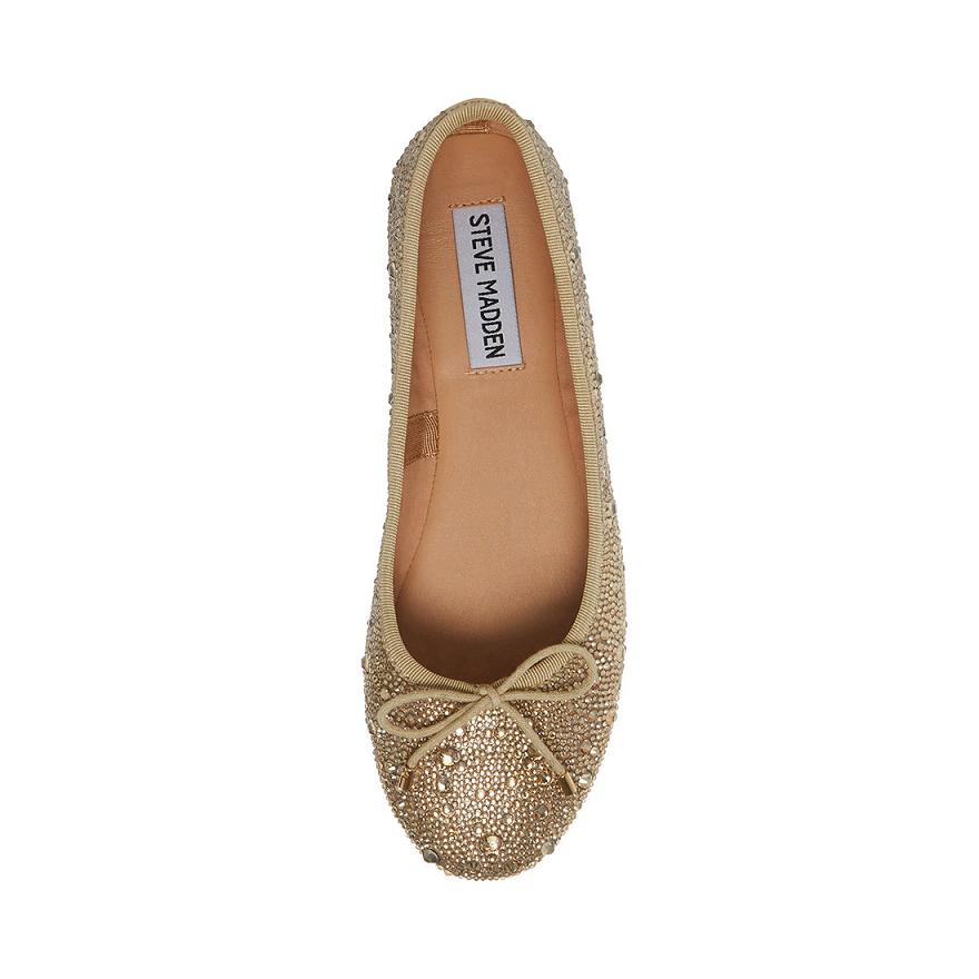 Steve Madden BLOSSOMS-R Női Balerina Cipő Champagne | 481GTAXPZ