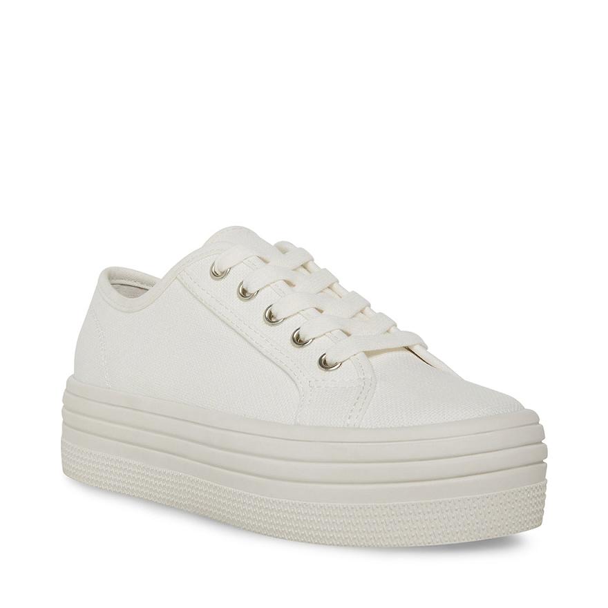 Steve Madden BOBBI 30 Sneakers Női Sneaker Fehér | 792HNVPZO