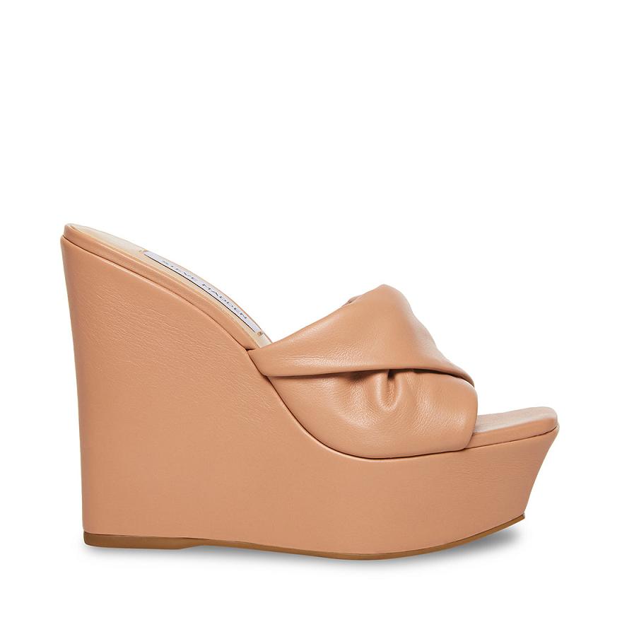 Steve Madden BRIANNA Női Platform Cipő Barna | 358BQDNPV