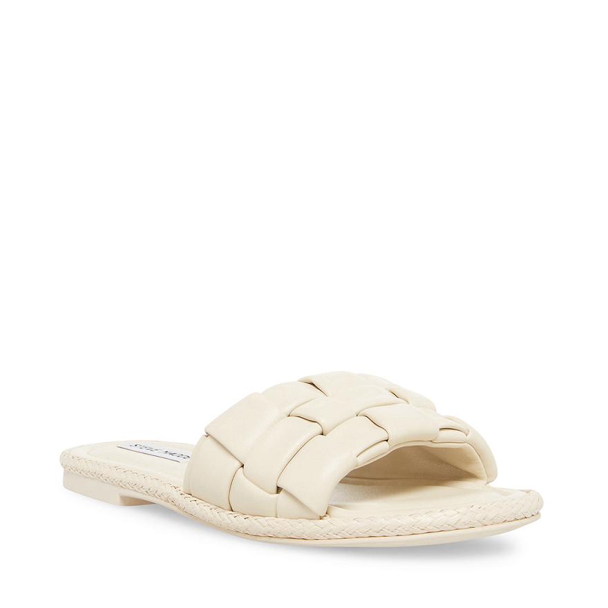 Steve Madden BRINA Női Papucs Bone | 417RPMWGF