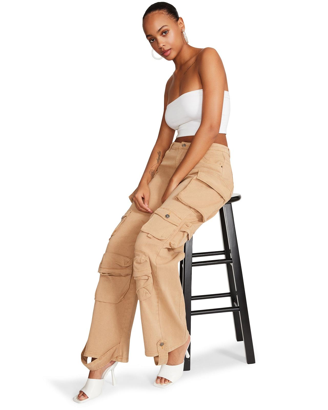 Steve Madden BRODY PANT Női Alsók Taupe | 617LYXINR