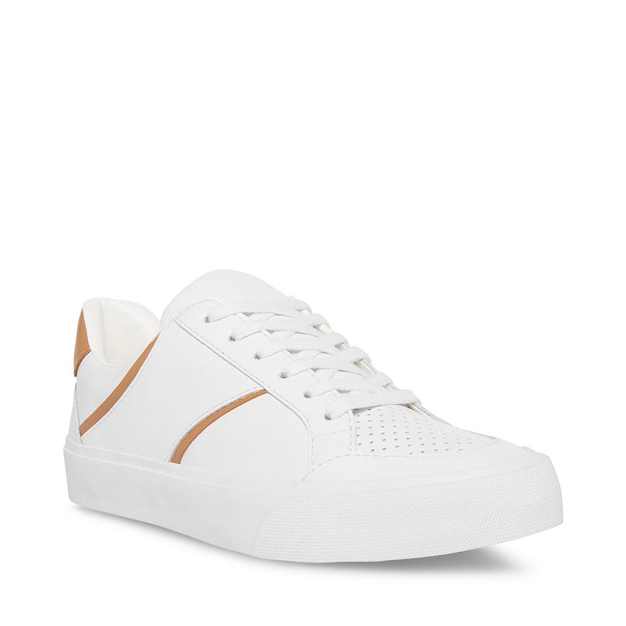 Steve Madden BRYANT Sneakers Női Sneaker Fehér Barna | 036YTRLQM