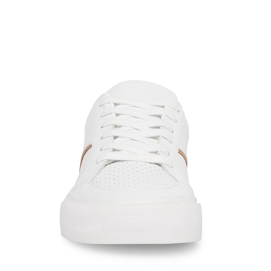 Steve Madden BRYANT Sneakers Női Sneaker Fehér Barna | 036YTRLQM