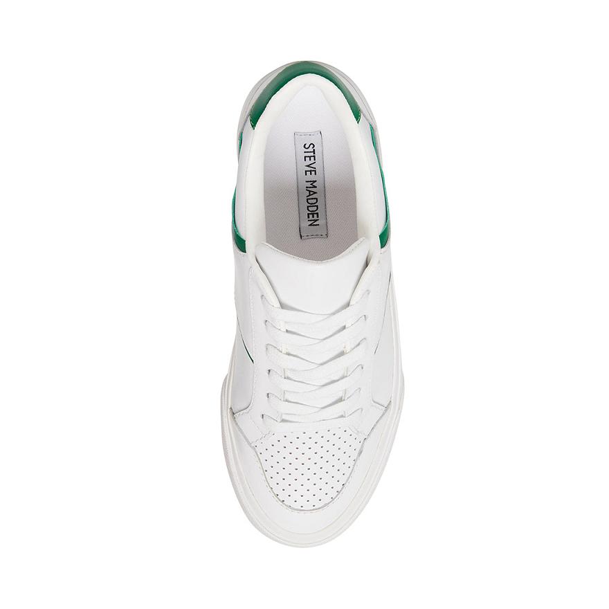 Steve Madden BRYANT Sneakers Női Sneaker Fehér Zöld | 576HIZGKC