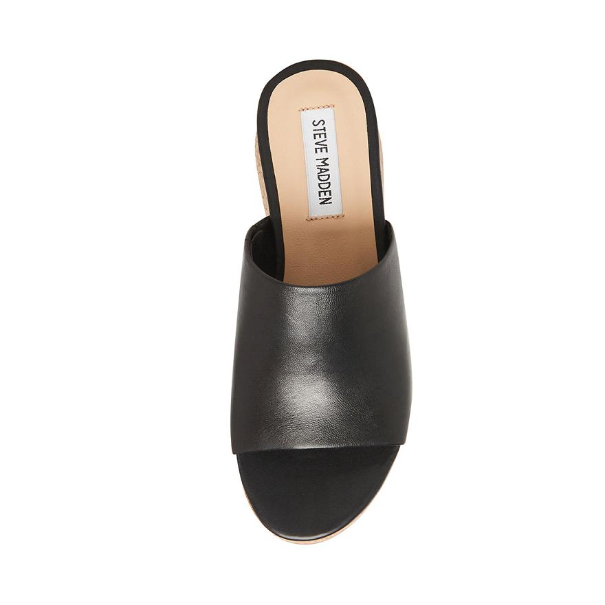 Steve Madden CALYSTA Női Papucs Fekete | 513XMGTRF