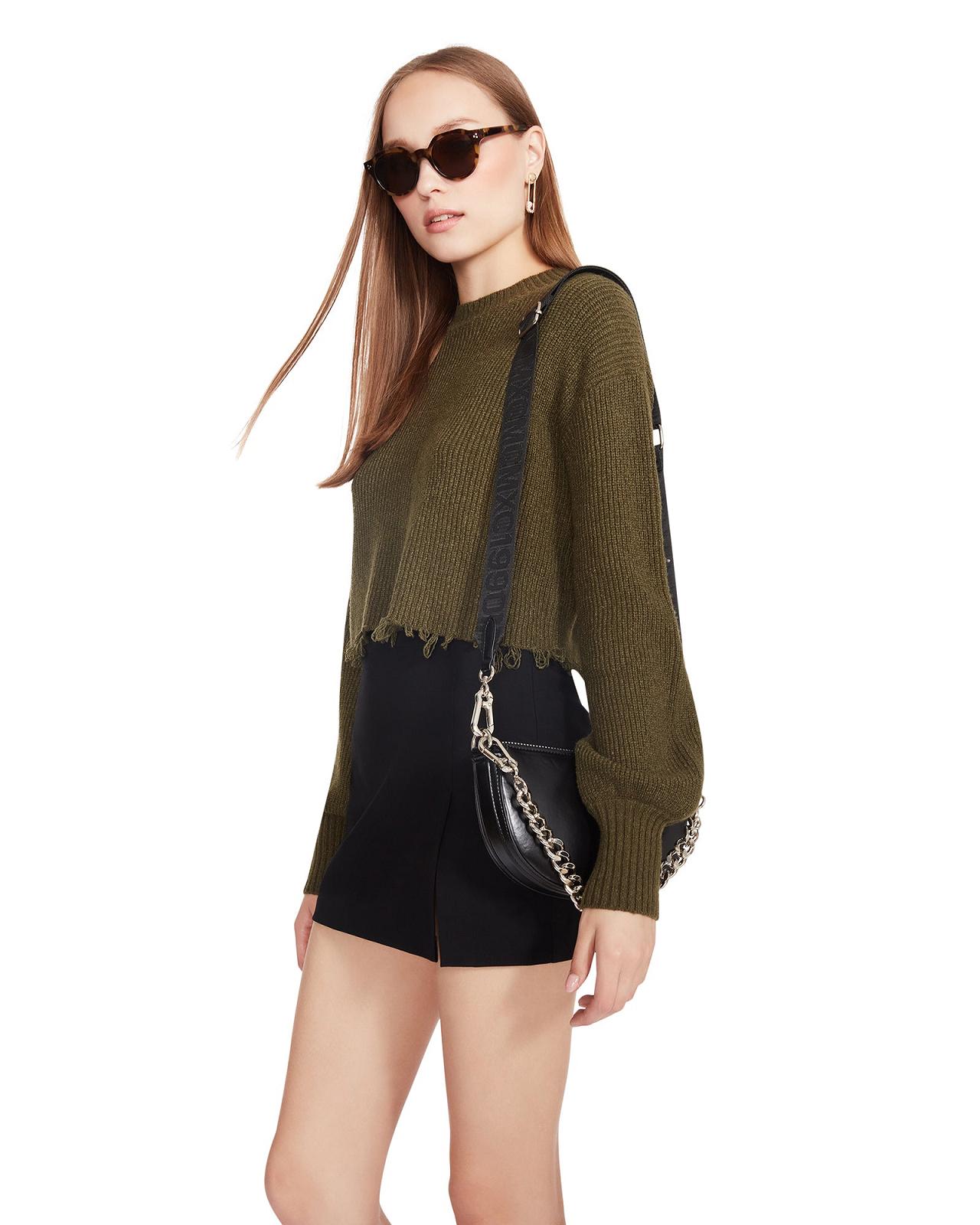 Steve Madden CAMILLE SWEATER Női Felsők Olivazöld | 401GTELQZ