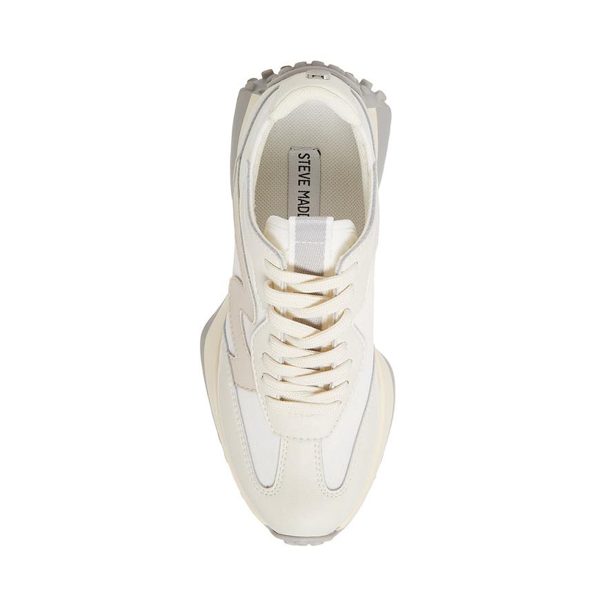 Steve Madden CAMPO Sneakers Női Sneaker Fehér Szürke | 349FJBWIL