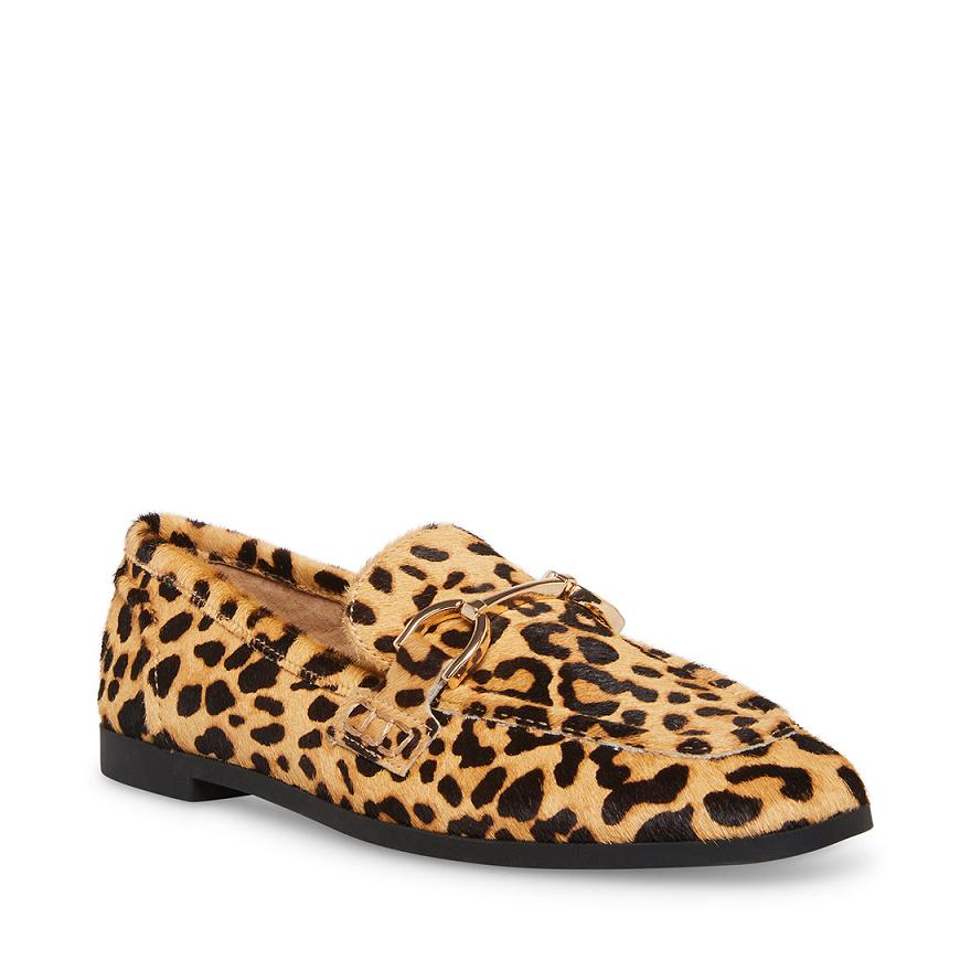 Steve Madden CARRINE-L Női Loafer Cipő Leopárd | 976OVZLCD