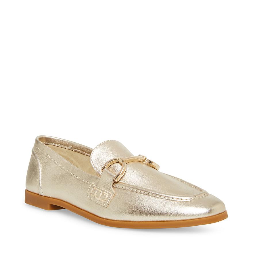 Steve Madden CARRINE Női Loafer Cipő Arany | 491DUFTRP