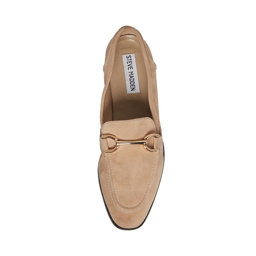 Steve Madden CARRINE Női Loafer Cipő Barna | 075BUJTWQ