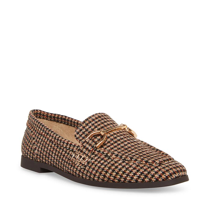 Steve Madden CARRINE Női Loafer Cipő Barna | 569UDREOQ