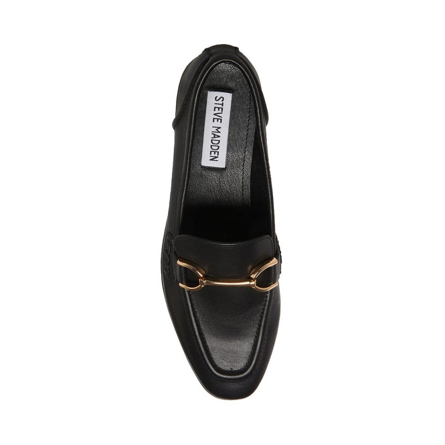 Steve Madden CARRINE Női Loafer Cipő Fekete | 248HPCYEZ