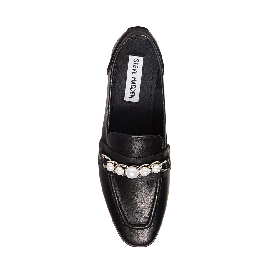 Steve Madden CARRINE-P Női Loafer Cipő Fekete | 157KQZEAC