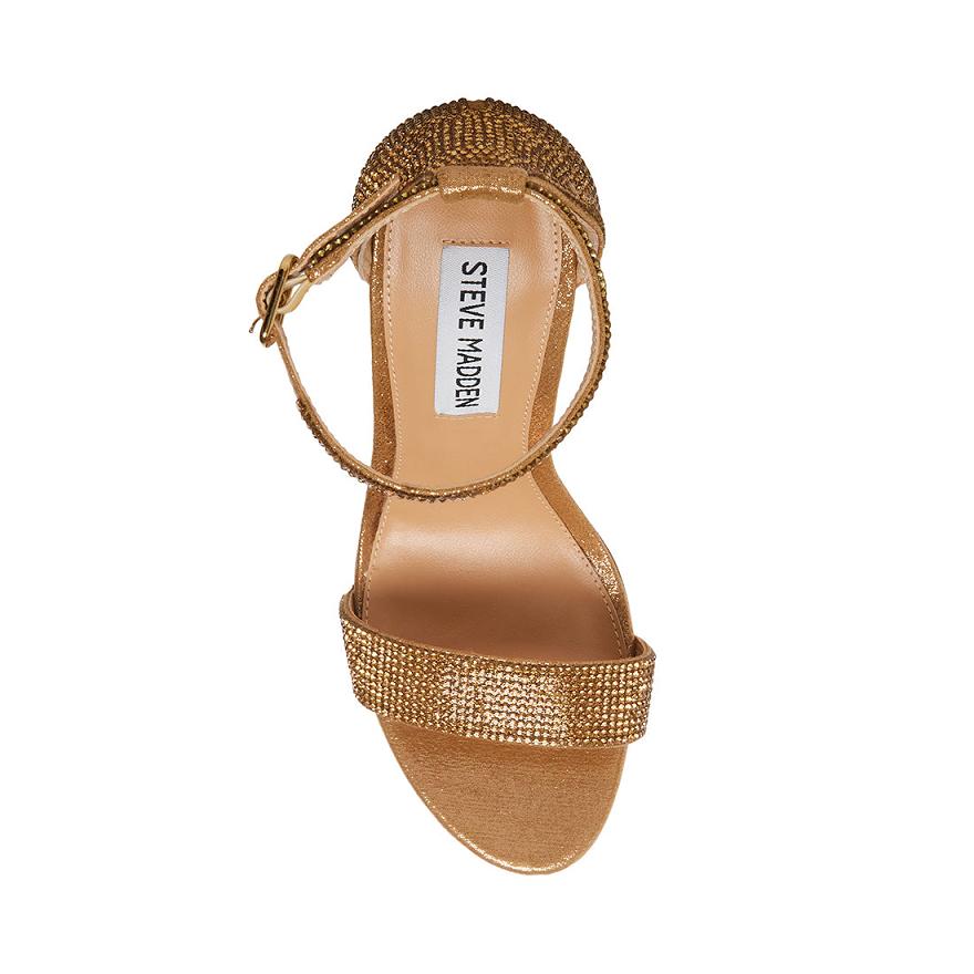 Steve Madden CARRSON-R Női Magassarkú Bronze | 819YXDZGJ