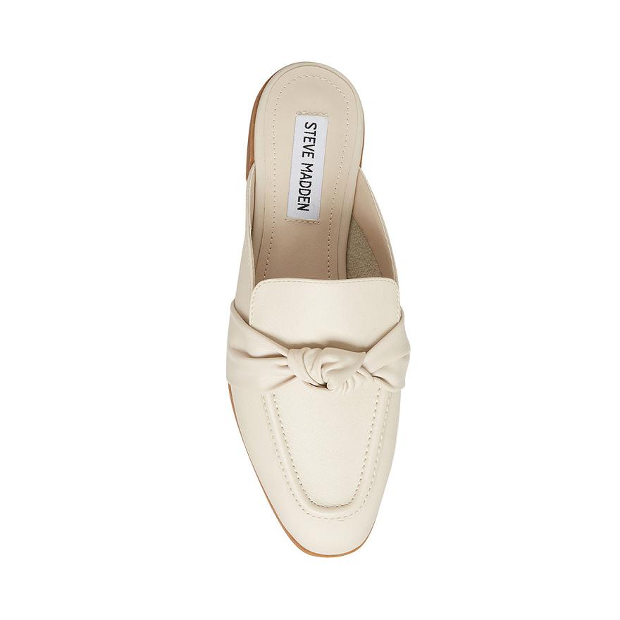 Steve Madden CHART Női Balerina Cipő Bone | 745EWAPLU