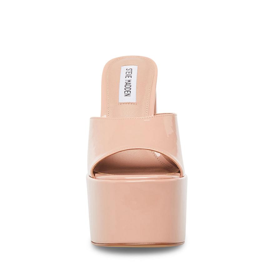 Steve Madden CLARITY Női Magassarkú Blush Patent | 268IFJSAR