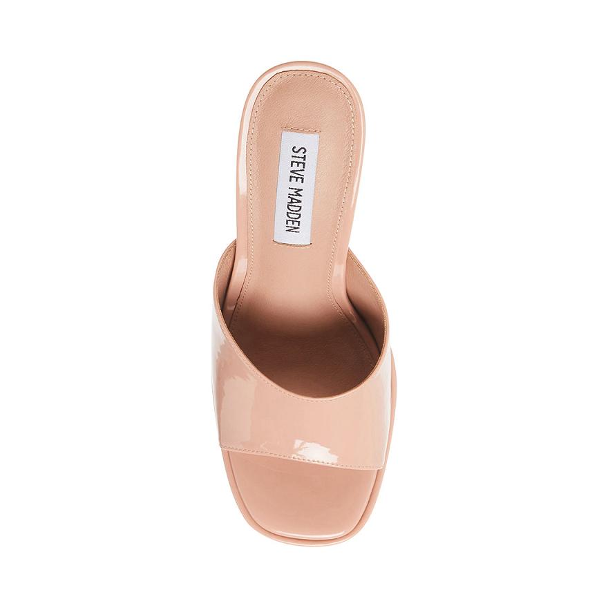 Steve Madden CLARITY Női Magassarkú Blush Patent | 268IFJSAR