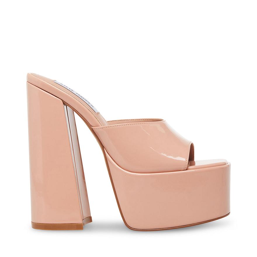 Steve Madden CLARITY Női Magassarkú Blush Patent | 268IFJSAR