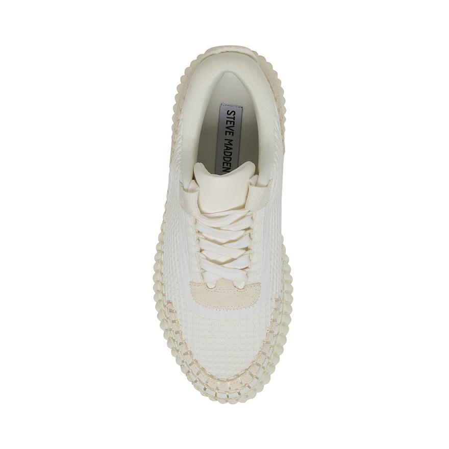 Steve Madden DAMON Sneakers Női Sneaker Fehér | 740VMJSZB