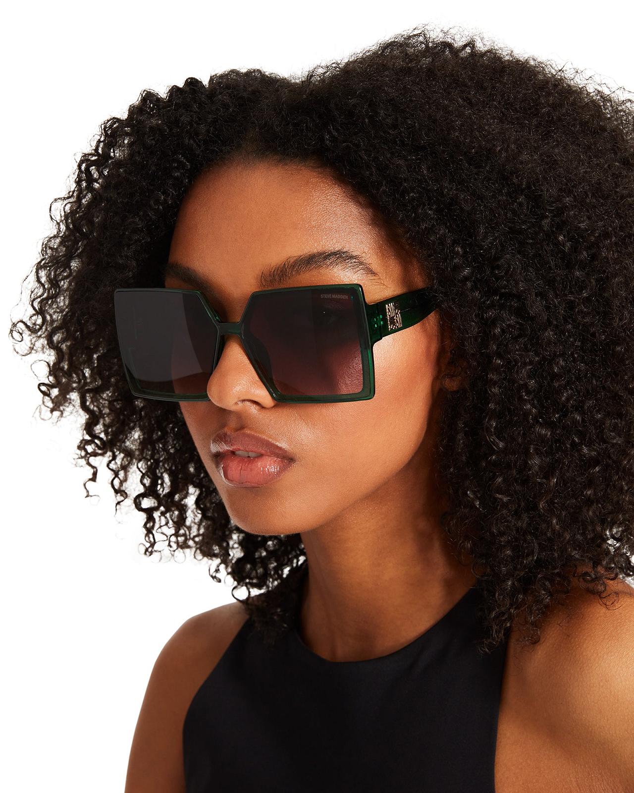 Steve Madden DEJA SUNGLASSES Női Napszemüveg Zöld | 106PFITXV