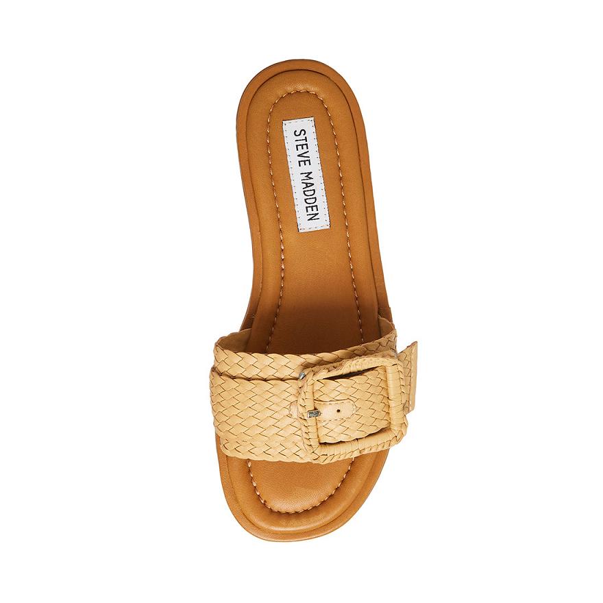 Steve Madden DELLA Női Papucs Bézs | 549FMAGDY