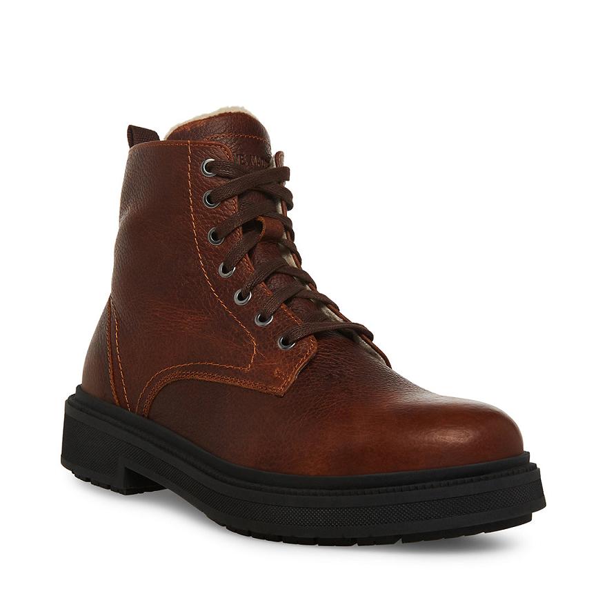 Steve Madden DENALII Férfi Csizma Barna | 453YVXBRG