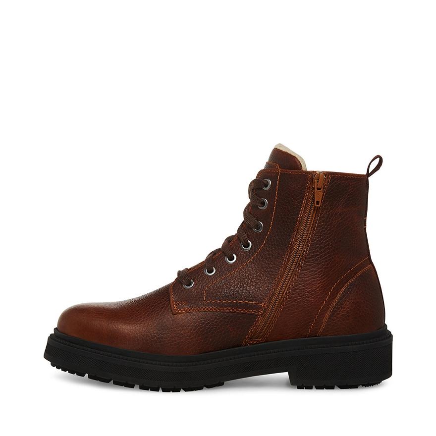 Steve Madden DENALII Férfi Csizma Barna | 453YVXBRG