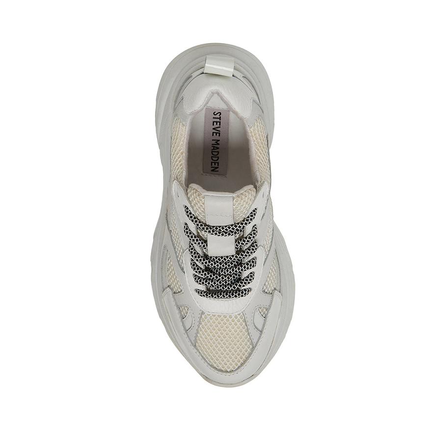 Steve Madden DIA Sneakers Női Sneaker Fehér | 036TOPBHG