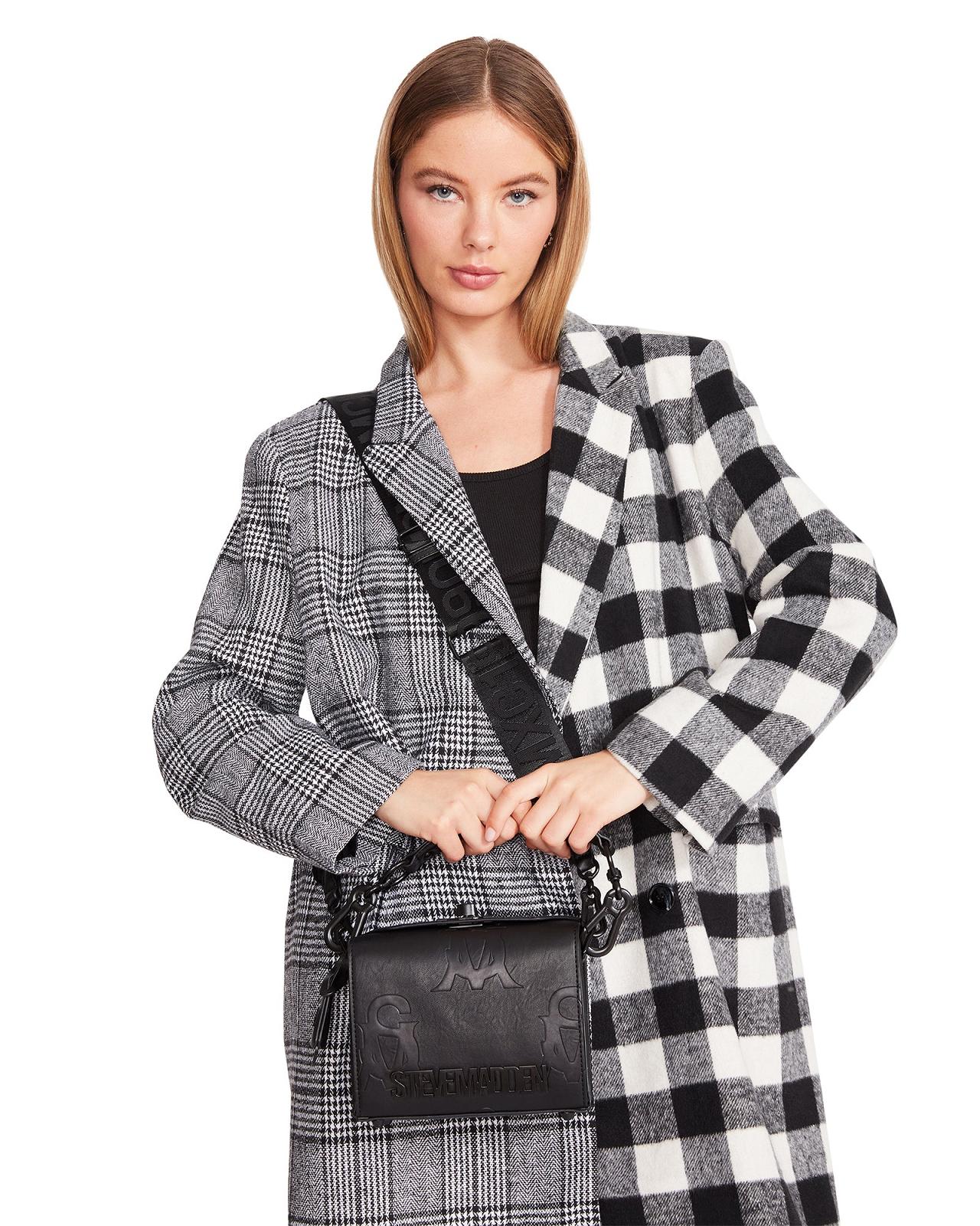 Steve Madden EMILY JACKET Női Kabátok Fekete | 604TBJDKH