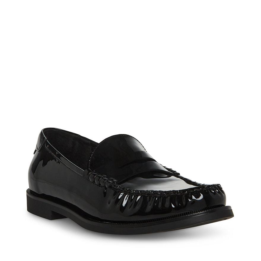 Steve Madden EMMET Női Loafer Cipő Fekete | 308LHRTSQ