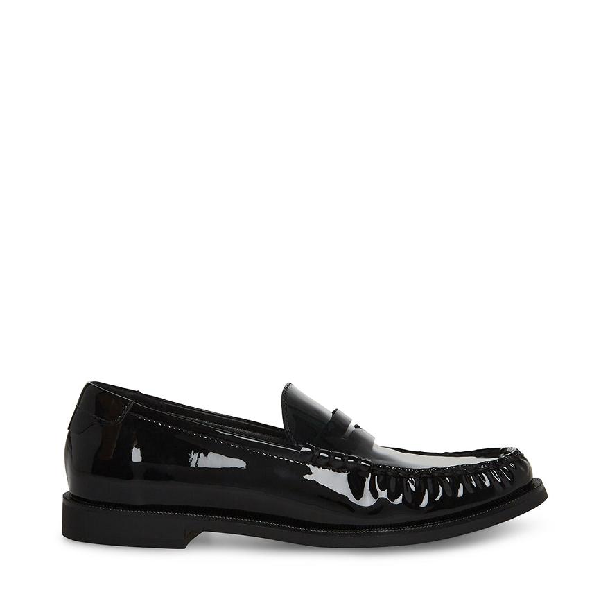 Steve Madden EMMET Női Loafer Cipő Fekete | 308LHRTSQ