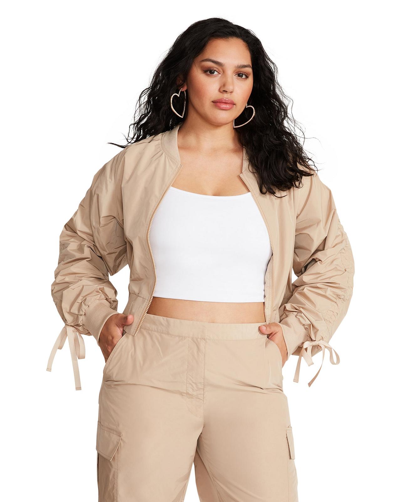 Steve Madden EMORY JACKET Női Kabát Khaki | 102GMCQAI