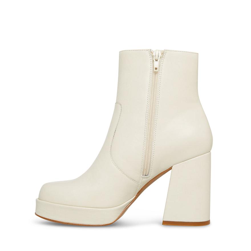 Steve Madden ENZO Női Bokacsizma Bone | 742NZMCDJ