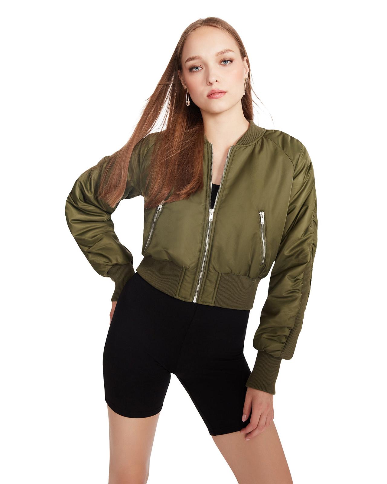 Steve Madden EVA JACKET Női Kabát Olivazöld | 541BRULFT