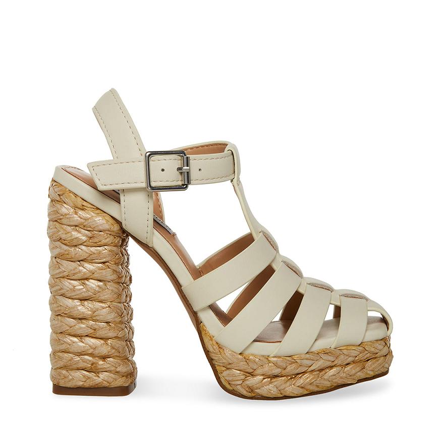 Steve Madden GALLERY Női Magassarkú Bone | 523EVHFQO