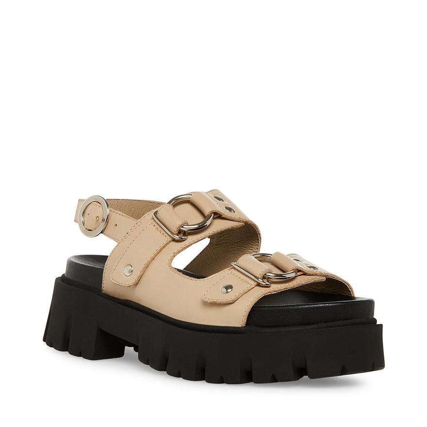 Steve Madden GARRICK Női Platform Cipő Khaki | 076EINKWG