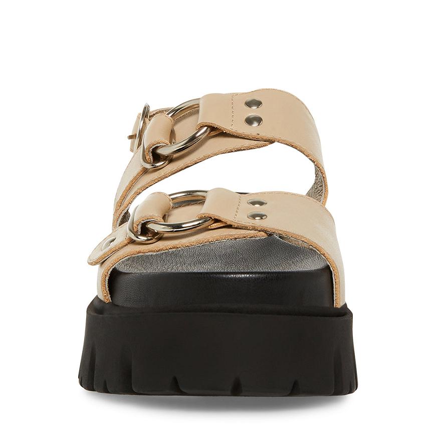 Steve Madden GARRICK Női Szandál Khaki | 032PUQCLO