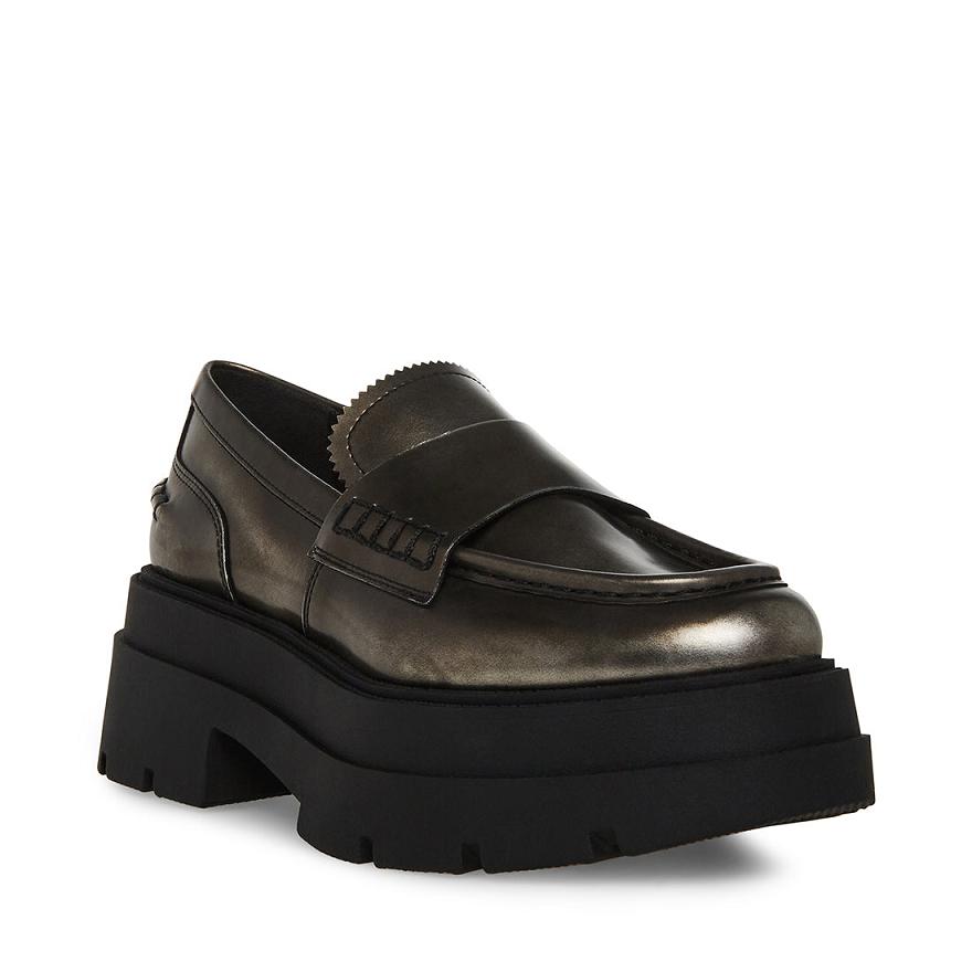 Steve Madden GAVEN Női Loafer Cipő Titán | 218VPJFYX